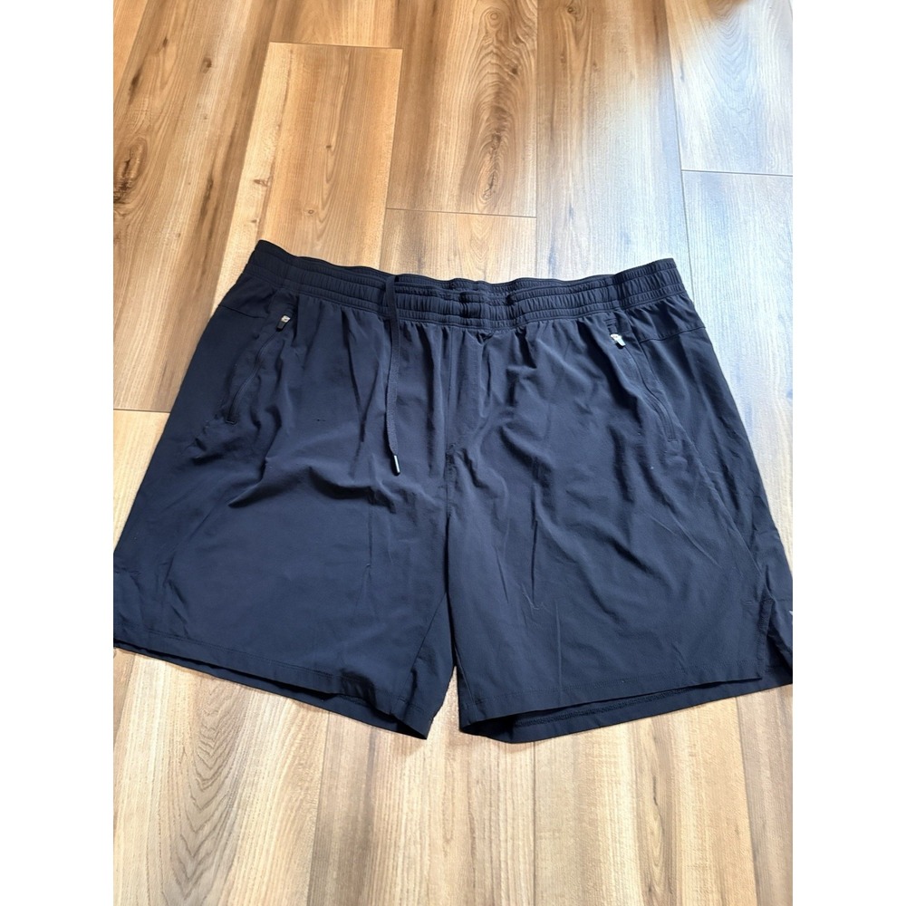 All In Motion Men's XXL Athletic Shorts Black 7" Inseam Running Walking Outdoors